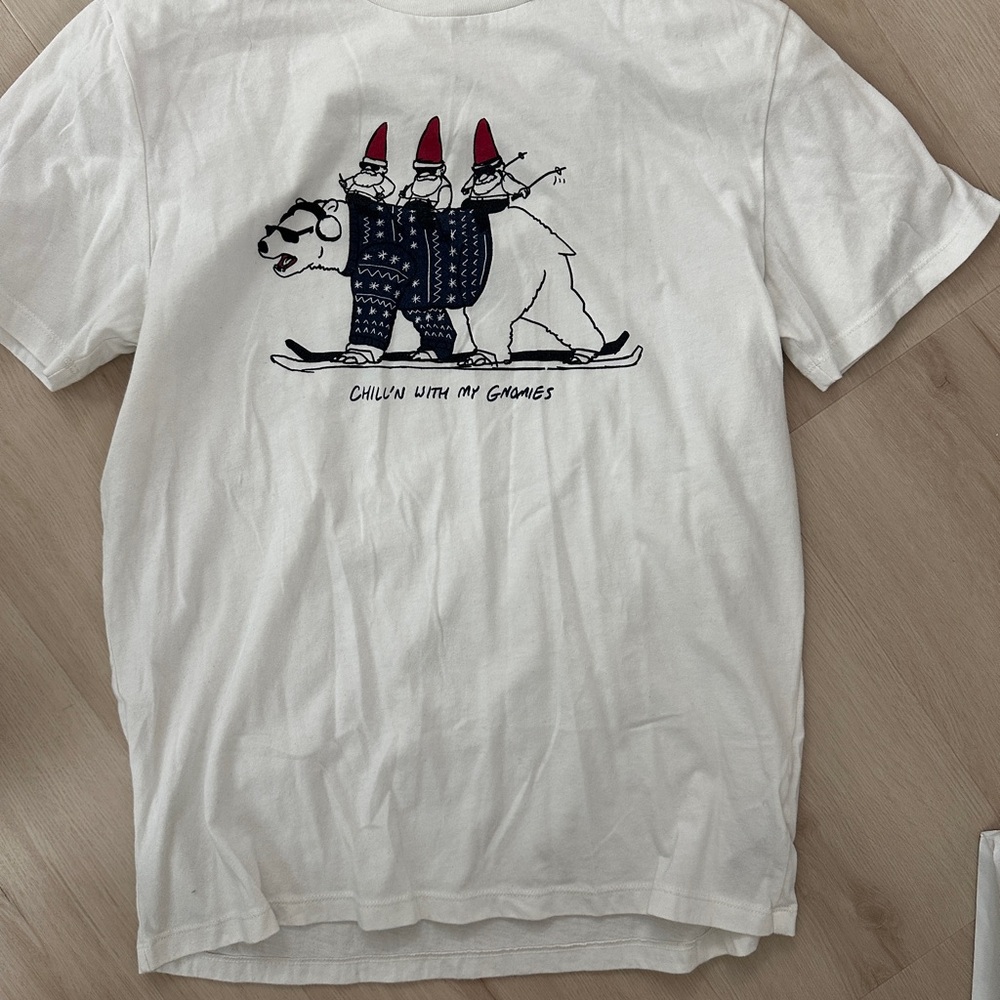 Old Navy White Tee with Graphic Print